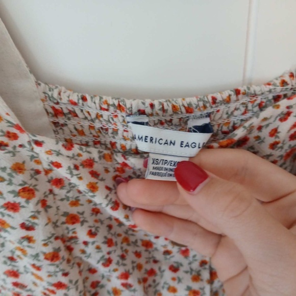 🎉HOST PICK🎉 American Eagle Floral patterned short sleeve mini dress - Picture 4 of 6